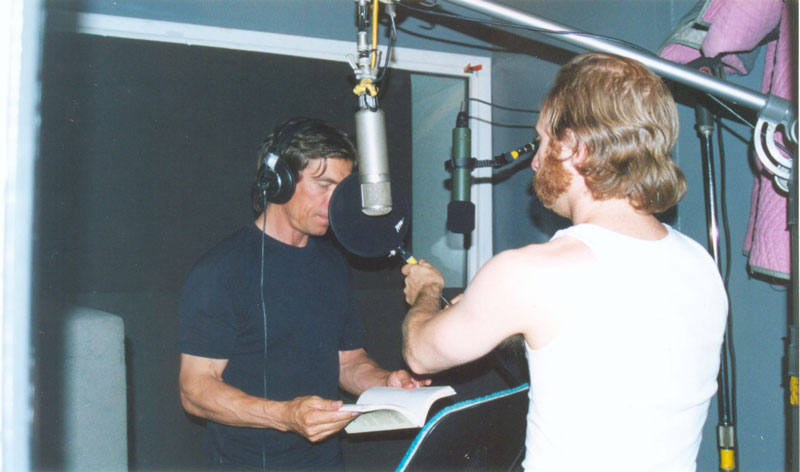 Albert Kausch and Dick Kondas in the studio for David Amram Poetry JAM by Casey Cyr, Calque Cinema